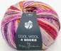 Lana Grossa Cool Wool 4 Socks print by Tanja Steinbach - freie Farbwahl