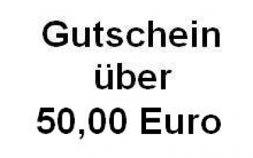 Gutschein über 50,00 Euro