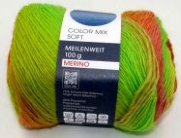 Preview: Lana Grossa Meilenweit Color Mix Multi/Soft, freie Farbwahl