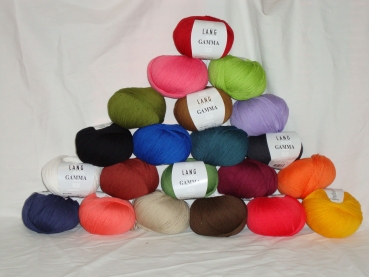 Lang Gamma hochwertige Wolle Baumwolle Bändchengarn - freie Farbwahl