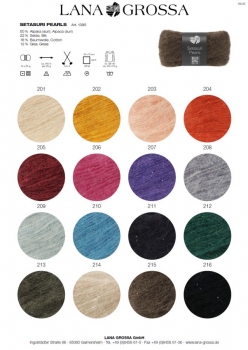 Preview: Lana Grossa Setasuri Pearls 25 g - freie Farbwahl