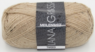 Lana Grossa Meilenweit Tweed 50 Gramm freie Farbwahl
