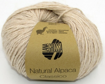 Lana Grossa Natural Alpaca Classico, freie Farbwahl
