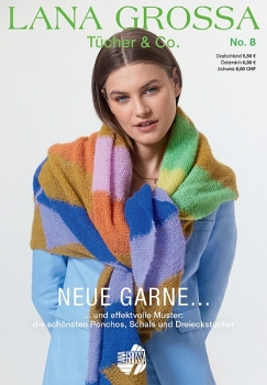 Lana Grossa Tücher & Co. No. 8 Strickheft