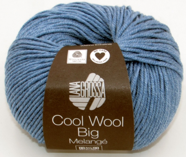 Lana Grossa Cool Wool Big Melange Merino - freie Farbwahl