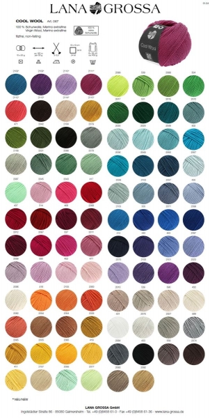 Lana Grossa Cool Wool Merino - freie Farbwahl