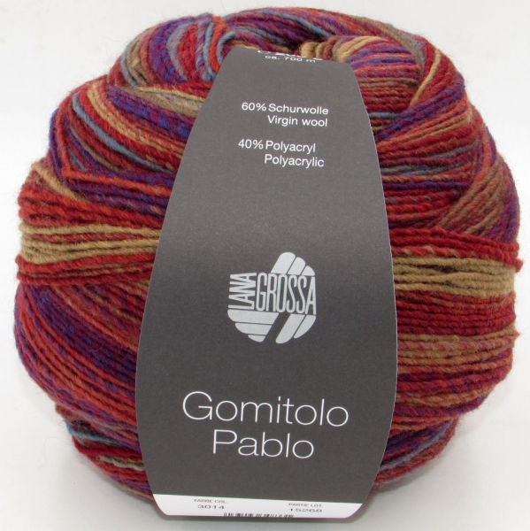 Lana Grossa Gomitolo Pablo, 200g - freie Farbwahl