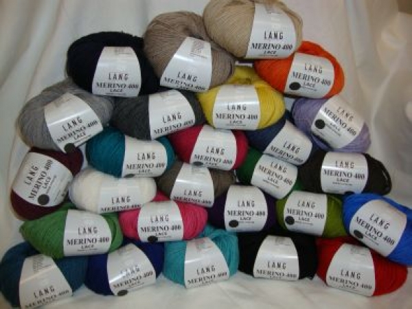 Lang Merino 400 Lace Schurwolle Extrafein alle Farben