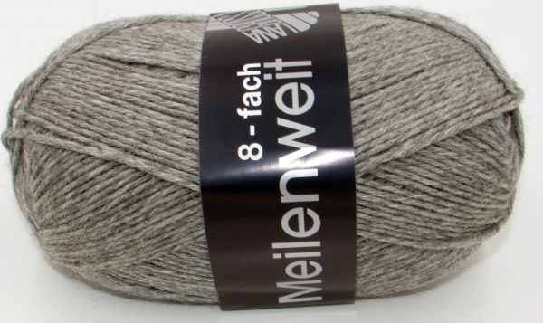 Lana Grossa Meilenweit uni 8-fach 150g - freie Farbwahl