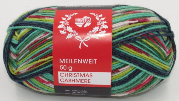 Lana Grossa Meilenweit Christmas Cashmere, 50g, 4-fach, freie Farbwahl