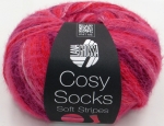 Lana Grossa Cosys Socks Soft/Multi Stripes - freie Farbwahl