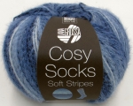 Lana Grossa Cosys Socks Soft/Multi Stripes - freie Farbwahl